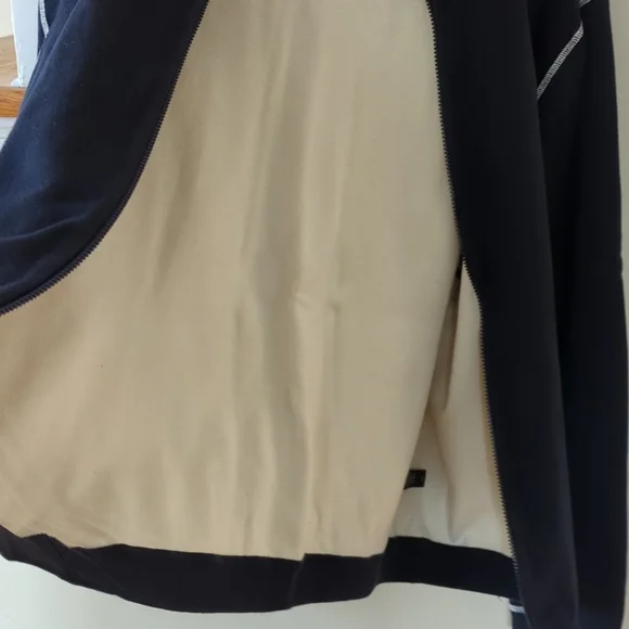 Banana Republic navy blue zipup jacket size XL - Picture 6 of 13